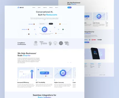 SimZ Conversational AI website design by RouillardMedia